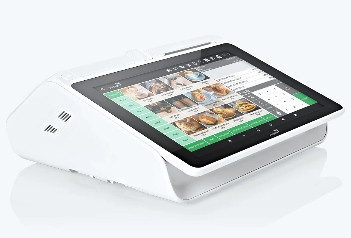 Sistema 800 bianco, vista in prospettiva